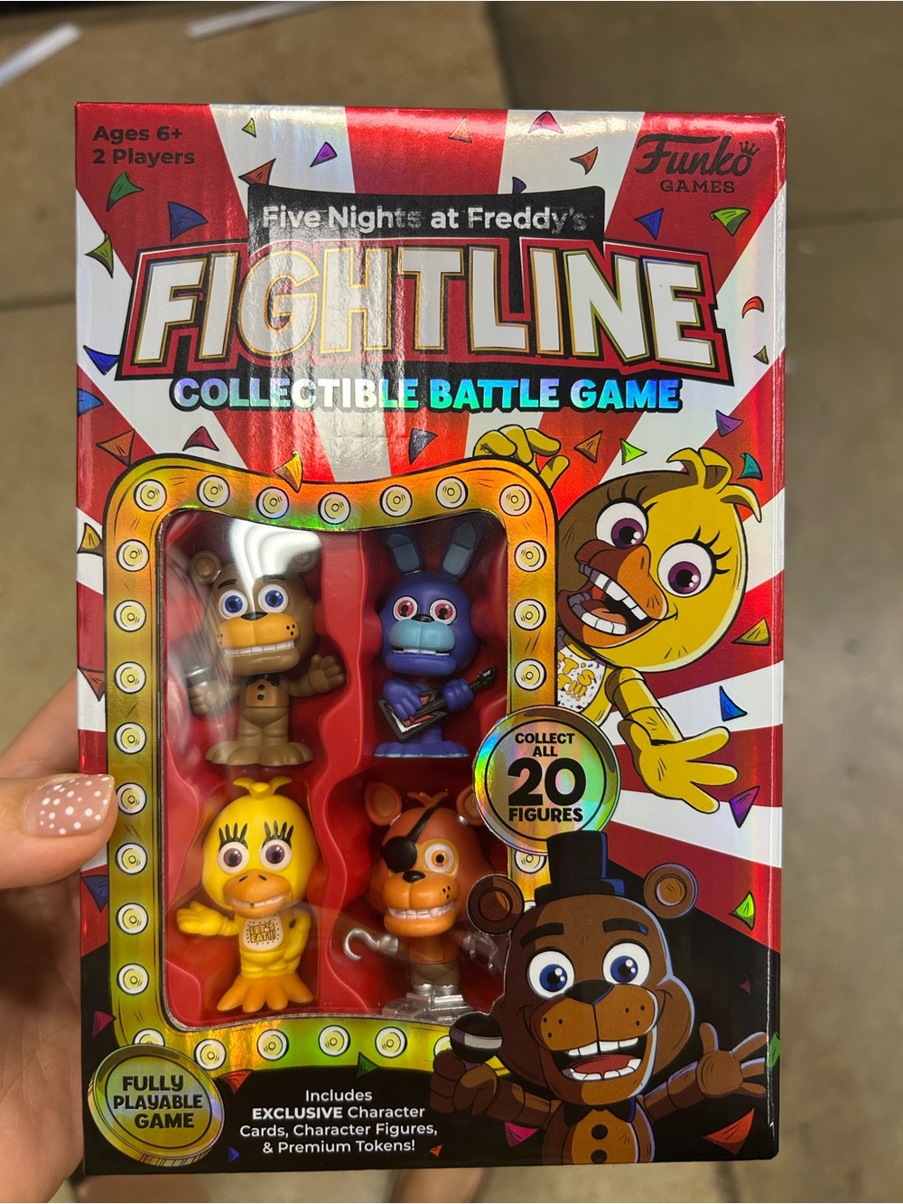 NWT Five nights at Freddy’s  Fightline Collectible Battle Game